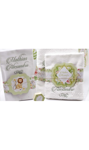 Trusou botez cu leuti elefanti zebre maimutele inspirat din cartea junglei Jungle Friends 26